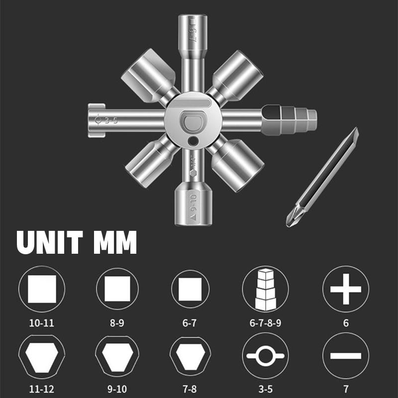 10 In 1 Universal Cross Torque Wrenches - ChubbyChunk