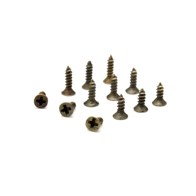 100PCS mm 2*6mm 2*7mm 2*8mm 2.5*8mm 2.5*10mm Flat head screw Carpenter's small screw Furniture wooden box hardware accessories - ChubbyChunk