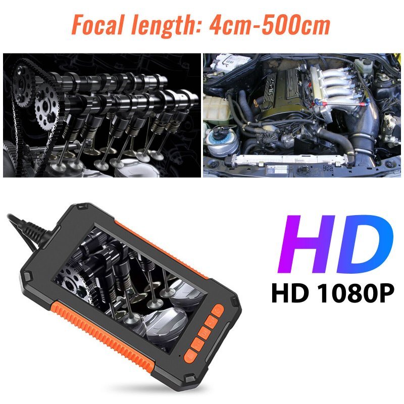 1080P HD Industrial Endoscope 2 Million Hand-held Portable Pipeline Borescope Camera Inspection Tool 10M - ChubbyChunk