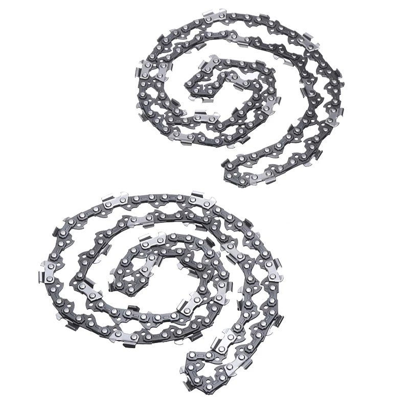 2pcs 16inch Metal Chainsaw Chain Blade Wood Cutting Chainsaw Parts 55 Drive Links 3/8" Pitch Chainsaw Saw Chain Replacement - ChubbyChunk