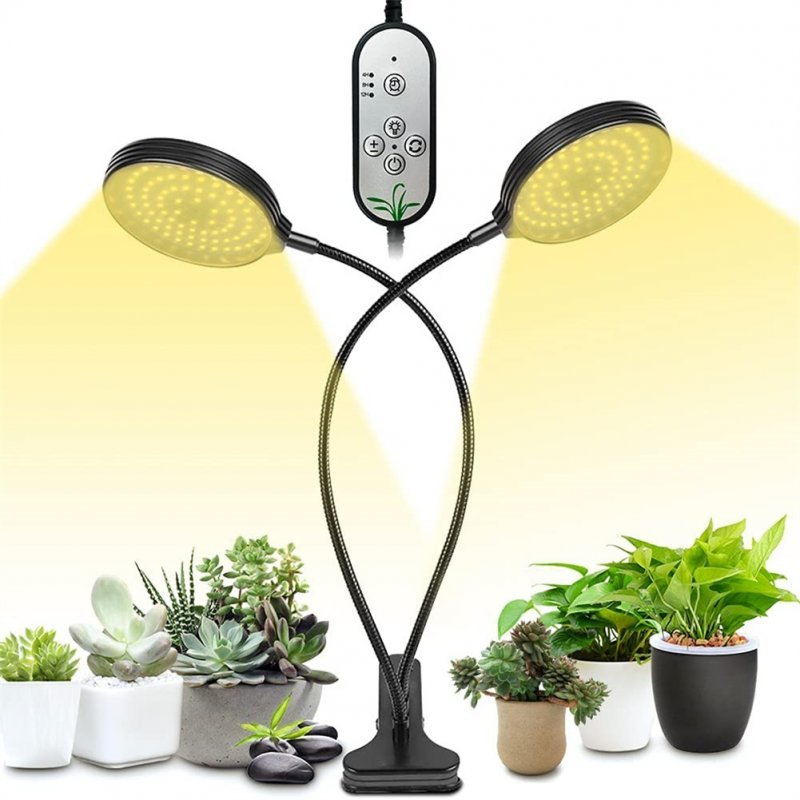 30w Grow Light 156 Leds Sunlike Full Spectrum Plant Growing Lamp Promoting Plant Growth For Indoor Plants 30W (2 heads) - ChubbyChunk