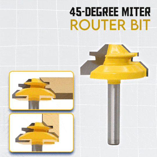 45-Degree Lock Miter Router Bit - AKskyland