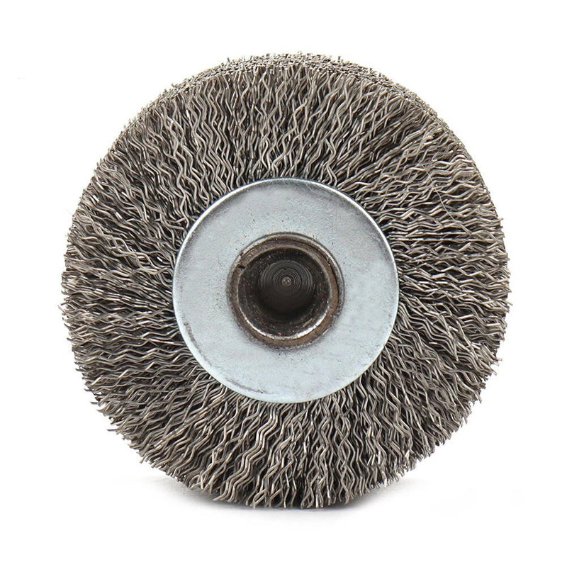 50/75/100mm Steel Wire Brush Wheel Brush Rotary Tools For Metal Rust Removal Polishing Grinder Rotary Tools Accessories - ChubbyChunk