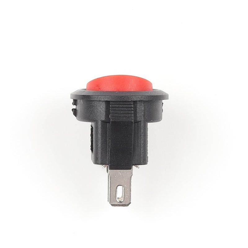 5pcs KCD1-105 Diameter Small Round Boat Rocker Switches Black Mini Round Black White Red 2 Pin ON-OFF Rocker Switch - ChubbyChunk