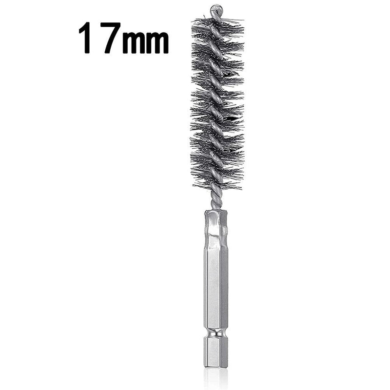 6PCS 8-19mm Wire Tube Machinery Cleaning Brush Rust Cleaner Washing Polishing Tools For Automotive/Manufacturing/Processing Industry - ChubbyChunk