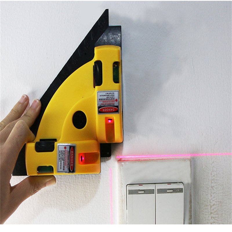 90 Degree Luminous Level Measurer Vertical Horizontal Line Projection Measuring Tools Without Battery - ChubbyChunk