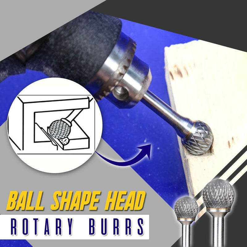 Ball End Double Cut Rotary Burrs File - AKskyland