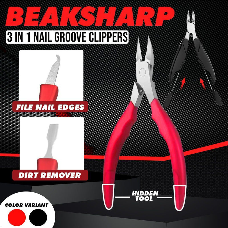 BeakSharp 3 IN 1 Nail Groove Clippers - AKskyland