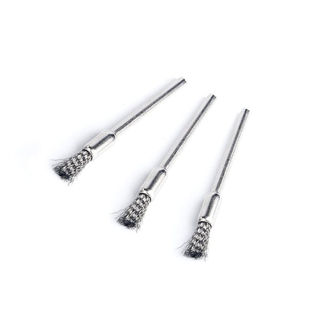 Brass Brush Wire Shank Electric Tool Steel Wire Wheel Brushes Cup Rust Accessories Rotary Tool for Engraver Abrasive Materials - ChubbyChunk