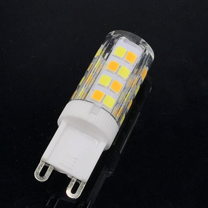 Ceramic Dimmable LED Light Source Tri-Color Changing PC Cover G4 G9 E14 7W 220V 700LM SMD2835 G4 short - ChubbyChunk