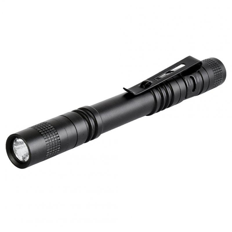 CREE XPE Clip Mini LED Flashlight Torch Waterproof Handheld Penlight Lamp Powered by AAA batteries(Not Included) - ChubbyChunk