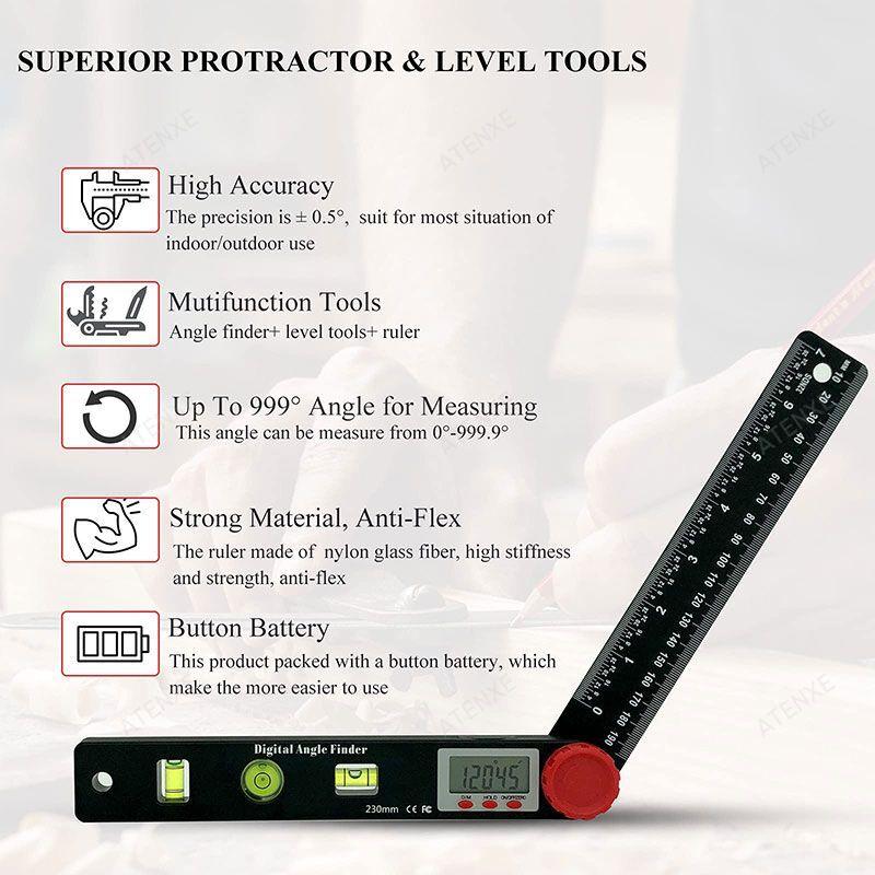 Digital Angle Finder Protractor - ChubbyChunk