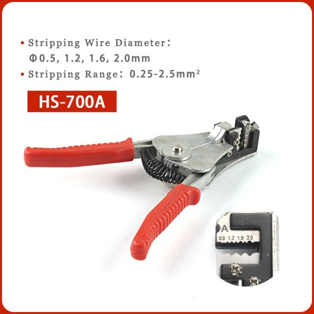 High Quality Automatic Cable Wire Stripper Stripping Crimper Crimping Plier Cutter Tool Diagonal Cutting Peeled Pliers Hand Tool - ChubbyChunk