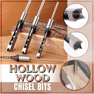Hollow Wood Chisel Bits - ChubbyChunk