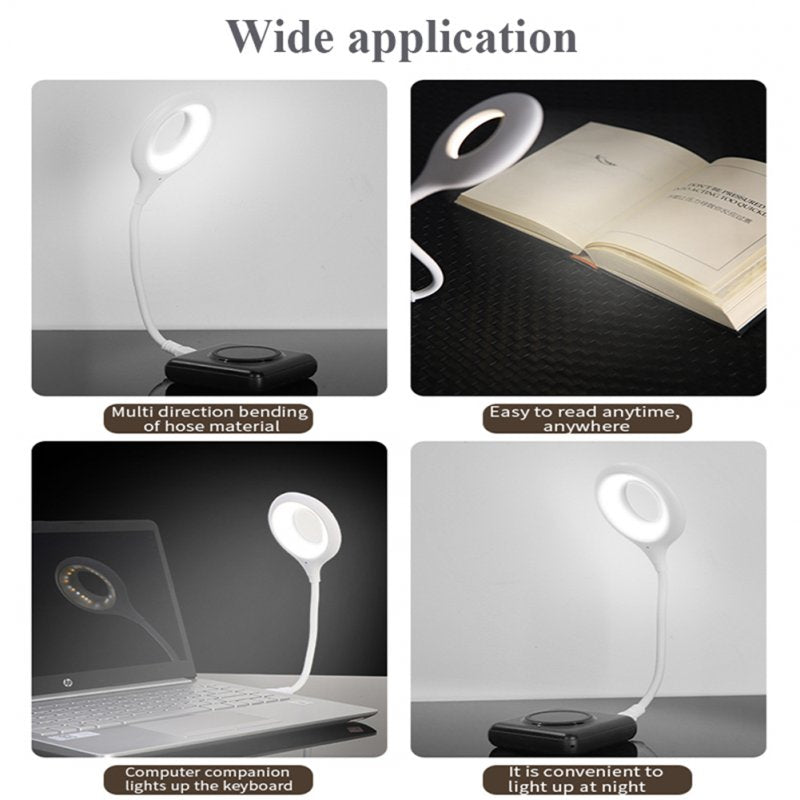 Mini Led Desk Lamp 3 Modes Portable Usb Intelligent Voice Control Eye Protective Night Light Table Lamp - ChubbyChunk