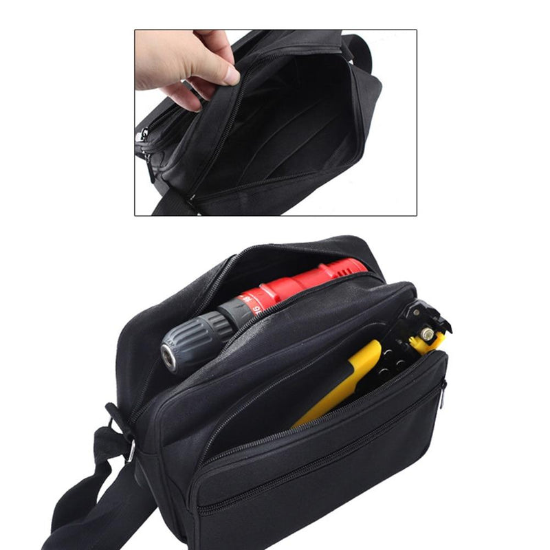 Oxford Canvas Chisel Electrician Toolkit Multi-functional Single Shoulder Bag Hardware Parts Electrician Toolkit Tool Bag - AKskyland