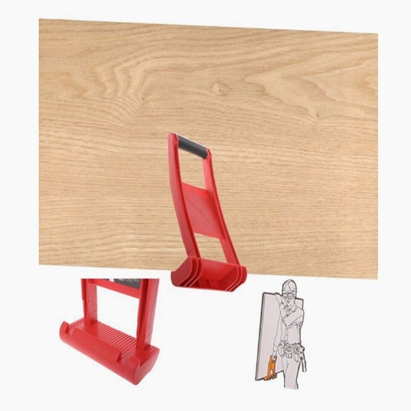 Plywood Carriers Handle Giant Panel Mover Handtools 80kg Load Bearing Hercules Gripper Glass Board Lifting Tool red - ChubbyChunk