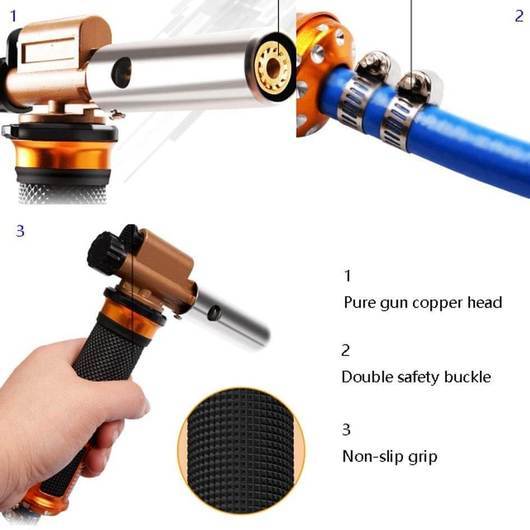 Professional Gas Welding Torch with Hose - ChubbyChunk