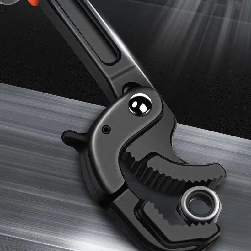 Sharp-tailed Universal Wrench Multifunctional Quick-opening Pipe Wrench Universal Wrench Self-tightening Wrench - ChubbyChunk