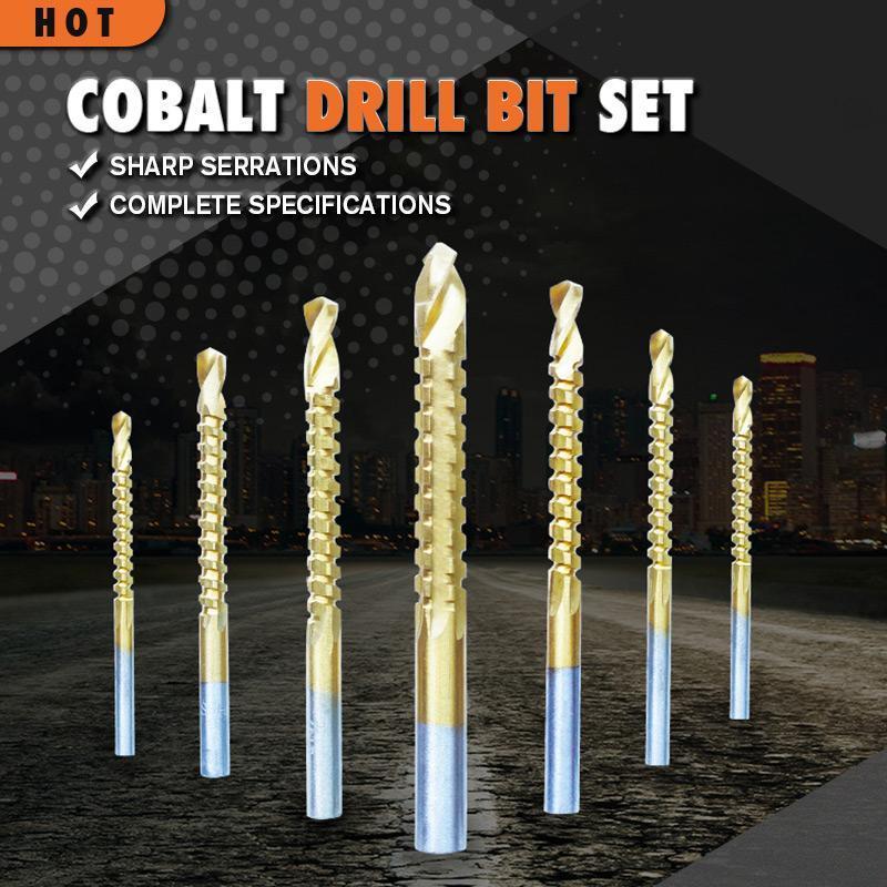 Titanium Nitride Twist Drill Bit Set（6 PCS） - ChubbyChunk