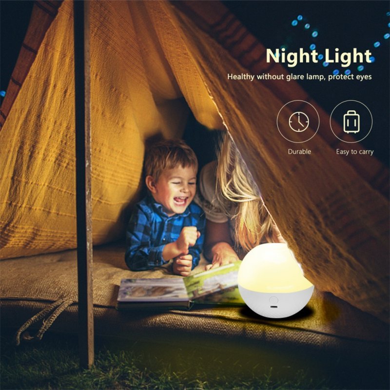 Touch Night Light 16-color Changing Adjustable Brightness Colorful Atmosphere Lamp for Living Room Bedroom 16 colors RGB - ChubbyChunk