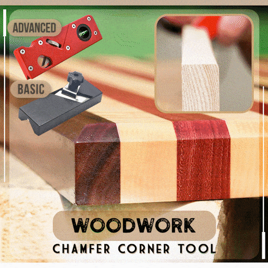 Woodwork Chamfer Corner Tool - ChubbyChunk