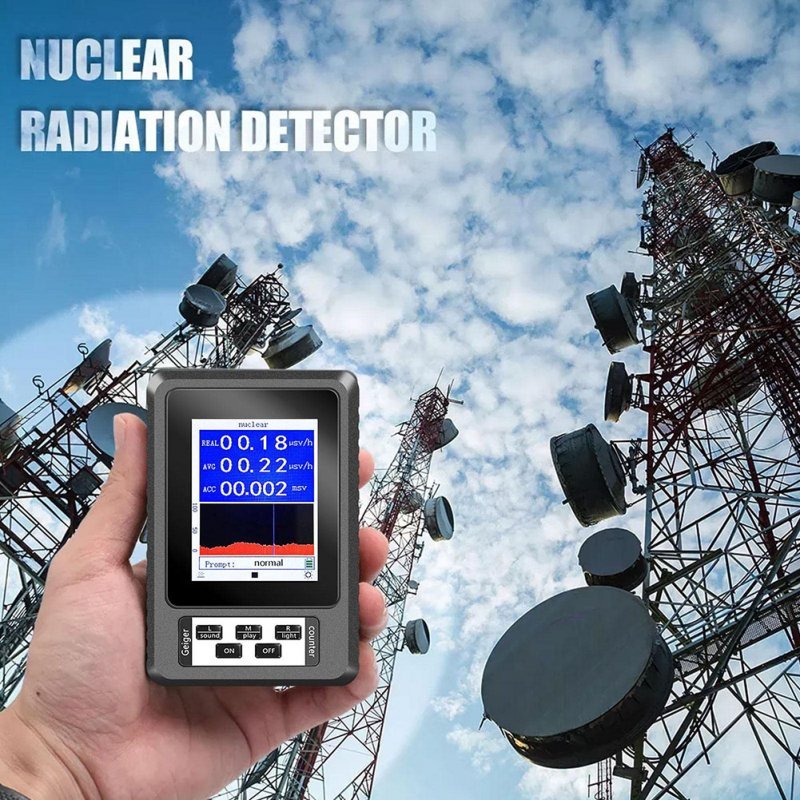 Xr1 Br-9b Geiger Counter Nuclear Radiation Detector Portable Handheld High Accuracy Radiation Dosimeter Black - ChubbyChunk