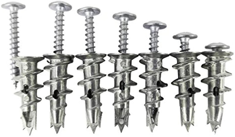 Zinc Self-Drilling Drywall Anchors with Screws Kit - ChubbyChunk